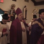 Bishop DiMarzio in the chapel