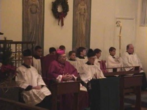 Bishop DiMarzio and Altar Servers