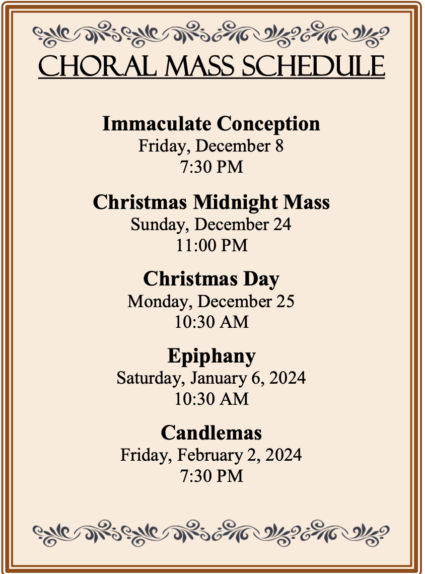 Holy Mass 11:00AM, 03 December 2023
